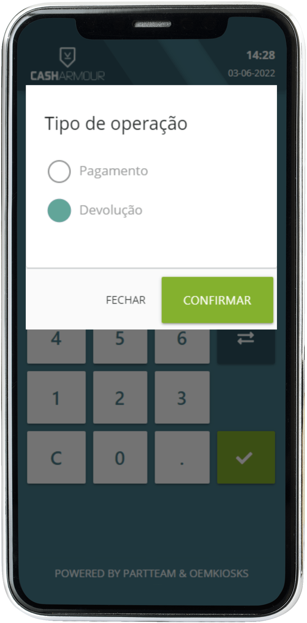 Casharmour - App Operador